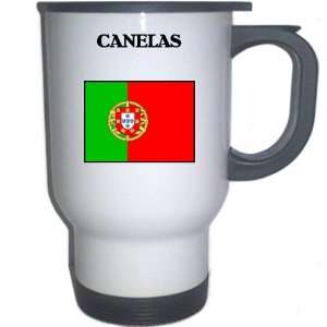  Portugal   CANELAS White Stainless Steel Mug: Everything 