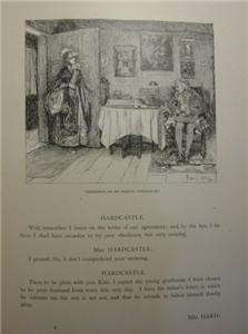 1887 SHE STOOPS TO CONQUER DR GOLDSMITH EDWIN ABBEY  