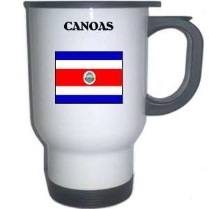  Costa Rica   CANOAS White Stainless Steel Mug 