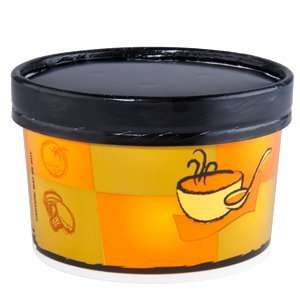   Soup / Hot Food Cup with Vented Paper Lid 250/CS   Streetside Design