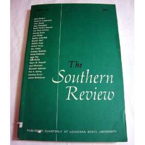   The Southern Review Spring 1987: James Olney and Lewis Simpson: Books