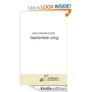 September song (French Edition) Jean claude Payan  Kindle 