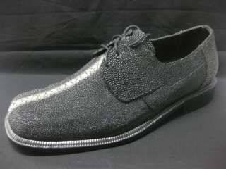 REAL GENUINE AUTHENTIC STINGRAY SHOES DRESS LOAFERS OXFORDS SUIT TUX 