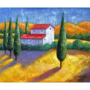    Landscape Oil Painting Hand Painted Wall Art: Home & Kitchen