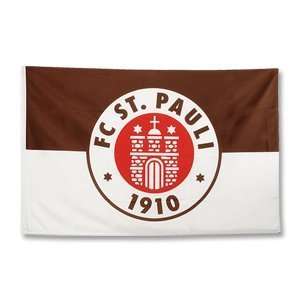  08 09 St.Pauli Skull Flag   30cm x 40cm: Sports & Outdoors
