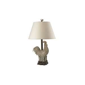    Cal Lighting BO 938 Rooster Table Lamp, Capon: Home Improvement