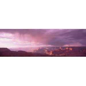 Storm Cloud Over a Park, Grand Canyon National Park, Arizona, USA 
