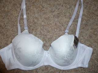 MAMIA underwire lacey tee shirt pushup bra 34 36 B C  