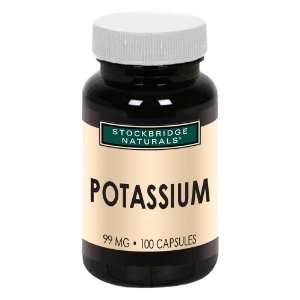  Stockbridge Naturals   Potassium   99 mg   100 capsules 