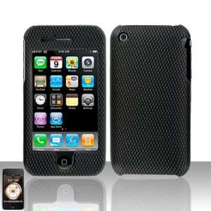  For Iphone 3g/3gs (At&t) Rubberized Carbon Fiber Design 