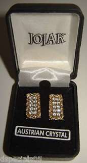 Set Of Austrian Crystal Earrings and Bracelet by JOJAK  