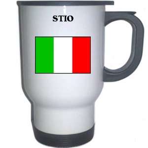  Italy (Italia)   STIO White Stainless Steel Mug 