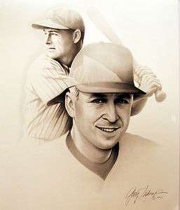 CAL RIPKIN JR and LOU GEHRIG   Baseball Greats in one print   by GARY 