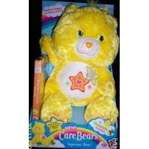  Care Bear Floppy Pose w/ DVD Super Star: Toys & Games