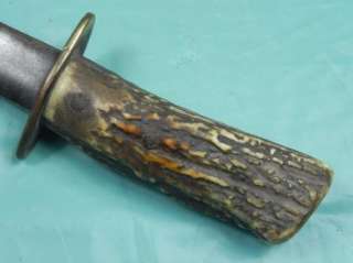 WW2 NEW CALEDONIA Custom Hand Made Stiletto Knife Stag  