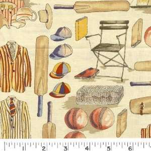  45 Wide STICKY WICKET Fabric By The Yard: Arts, Crafts 
