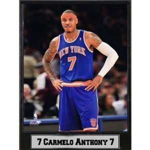  NY Knicks Carmelo Anthony on 9X12 Plaque Case Pack 14 