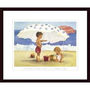   Sand Talk   Artist Carol Zink  Poster Size 21 X 15