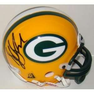 Sterling Sharpe Autographed Mini Helmet   JSA   Autographed NFL Mini 