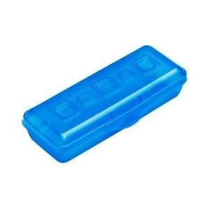  Sterilite® Mini Pencil Box with Splash Tint Lid & Base 