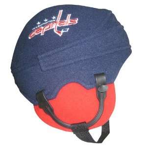   Capitals Adult NHL Trick Polar Fleece Hat, Navy/Red