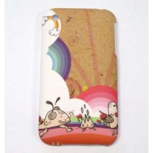    Hard plastic painting case for iPhone 3G/3GS   cartoon Electronics