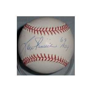  Lou Piniella Autographed Baseball: Sports & Outdoors