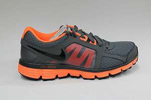 Nike Dual Fusion ST2 Graphite Grey Orange Authentic Mens Running 