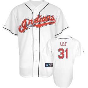 Cliff Lee Jersey: Adult 2010 Majestic Home White Replica #31 Cleveland 