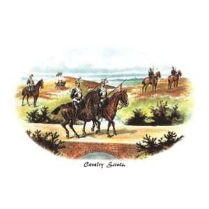  Cavalry Scouts 30X20 Canvas: Home & Kitchen