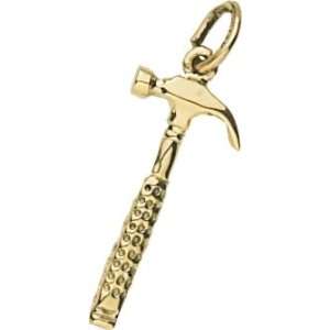  Rembrandt Charms Hammer Charm, 14K Yellow Gold Jewelry