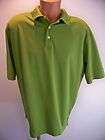   XL Walter Hagen Lime Green Cotton/Polyester Polo Spread Collar Shirt