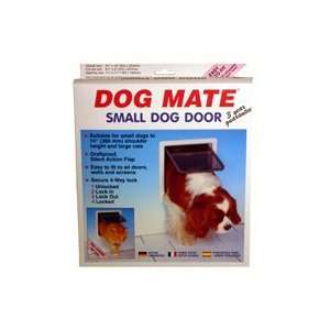 Dog Mate Small Dog/Cat Door (white): Pet Supplies