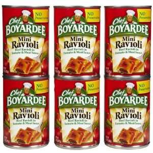  Chef Boyardee Mini Ravioli, 15 oz, 6 ct (Quantity of 2 
