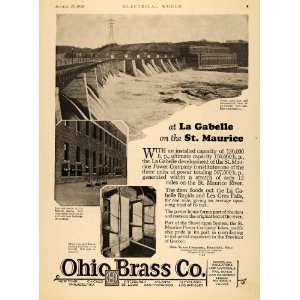 1928 Ad Ohio Brass St. Maurice Power Plant La Gabelle 