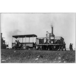 Peter Coopers Tom Thumb,railroad locomotives,steam engines,tracks,B 