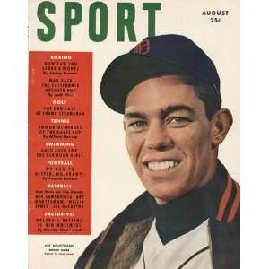 Detroit Tigers Magazine   Sport Art Houtteman Cover August 1950 