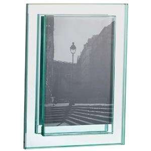 REFLECT vertical glass frame floats your photo   3x5 