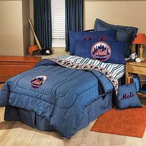  NY Mets Full Comforter & Sheet Set: Home & Kitchen