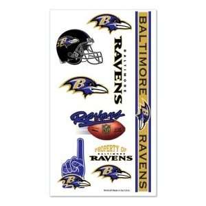   Baltimore Ravens NFL Temporary Tattoos (10 Tattoos)