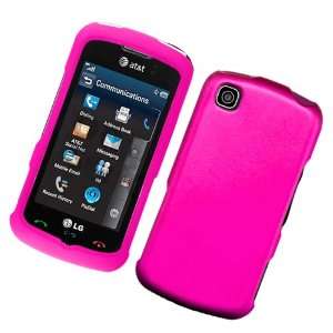  Rose Pink Texture Hard Protector Case Cover For LG Encore 