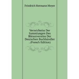   BuchhÃ¤ndler . (French Edition) Friedrich Hermann Meyer Books