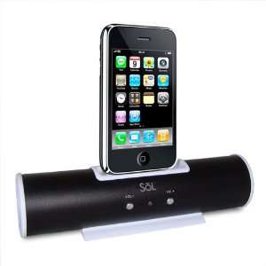  SoL Tube Speaker for iPhone/iPod   BLK Cell Phones 