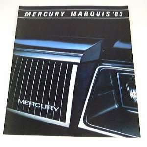  1983 83 Mercury MARQUIS BROCHURE Sedan Brougham Wagon 