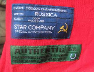 New Authentic Polo Star Company Shirt (RUSSIA team)  
