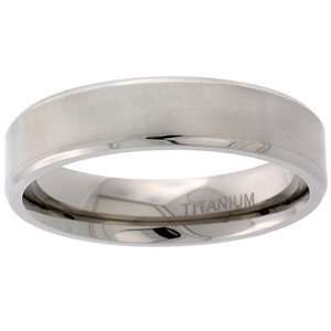   Edges and Satin Surface Wedding Band. LIFETIME WARRANTY. Jewelry
