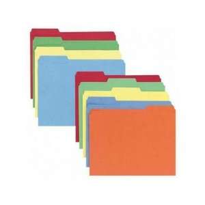  Sparco Sparco 1/3 Cut Colored Letter Size File Folders 