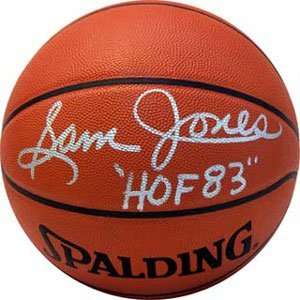   Memorabilia Signed Spalding Leather Basketball