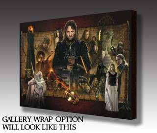 Lord of the Rings CANVAS GICLEE Return of the King  
