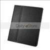 New Apple iPad 2 Leather Case With Stand   Black Cover  